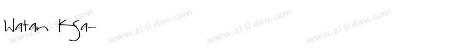 Watan KSa字体转换